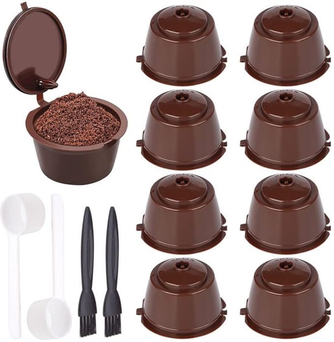 Store_7 - Herbruikbare koffiecapsules - Koffiefilter - Set van 8