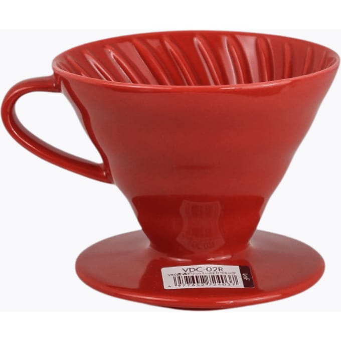 Hario V60 Dripper 02 keramisch koffiefilter (handfilter) rood