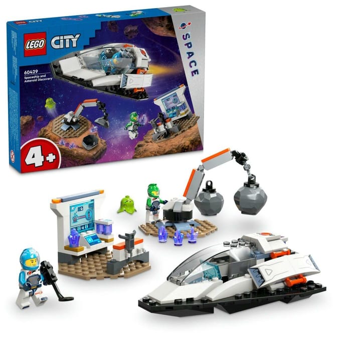 LEGO 60429 City Ruimteschip en ontdekking van asteroïde Ruimte Speelgoed voor Kinderen
