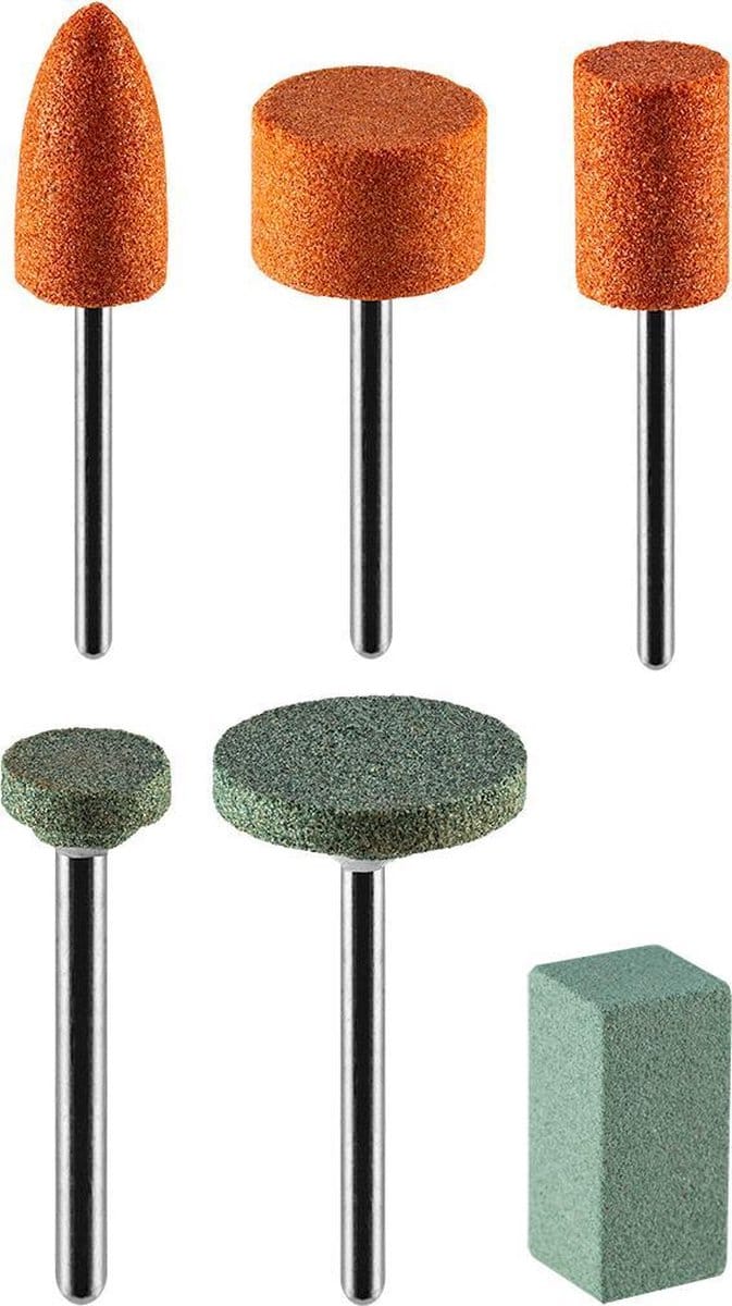 Hand Slijpmachine Accessoires, Set Stiftstenen met Slijpsteen 11 Delig