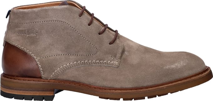 Van Lier Dino heren hoge nette schoen - Taupe - Maat 44