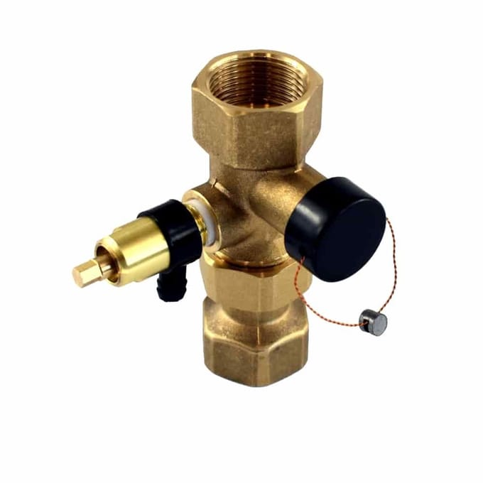 Kappenventil 3/4 inch, Messing, voor Verwarming en Expansievat