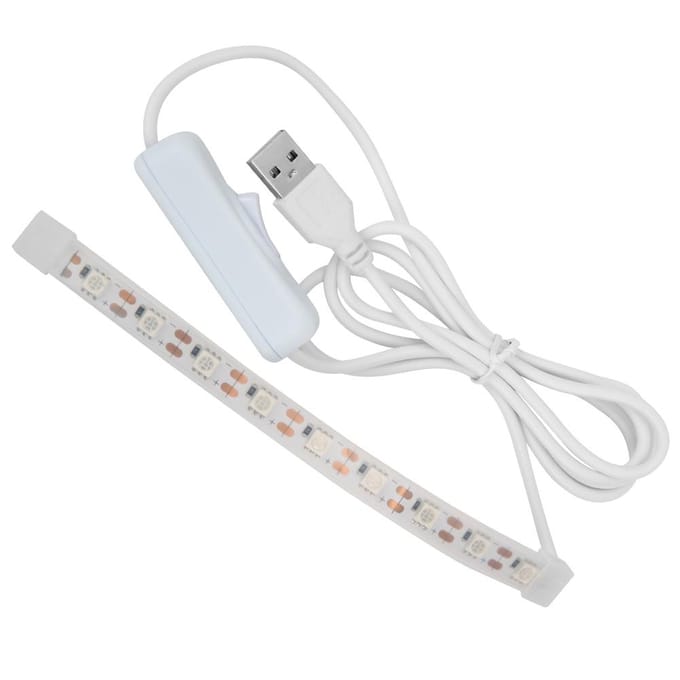 LED Leklicht Reparatiegereedschap Rood Licht voor Saxofoon Fluit Blaasinstrument Detectie USB white