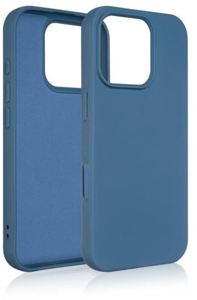 Beline - Silicone Hoes - iPhone 16 Pro - Blauw - Hoogwaardige Bescherming