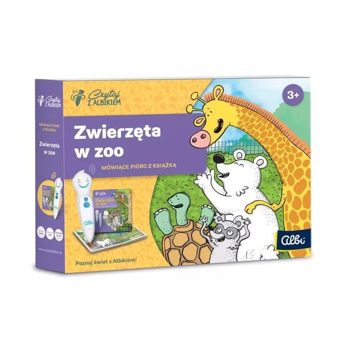 Lees met Albik. Set. Dieren in de Dierentuin nieuw