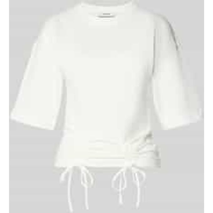 T-shirt met plooien model 'MALLE'
