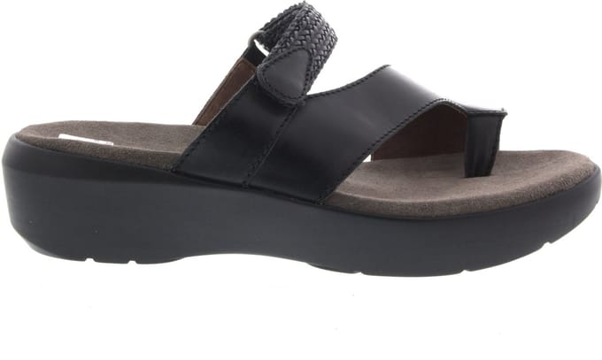 Dames Slippers Wolky Collins Softy Wax Black Zwart - Maat 41