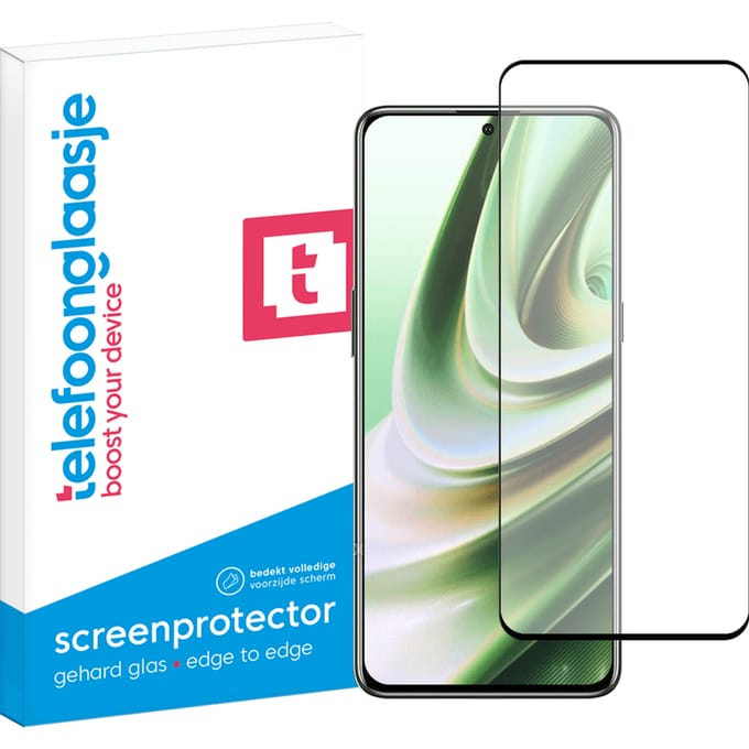 OnePlus 10T screenprotector gehard glas Edge to Edge