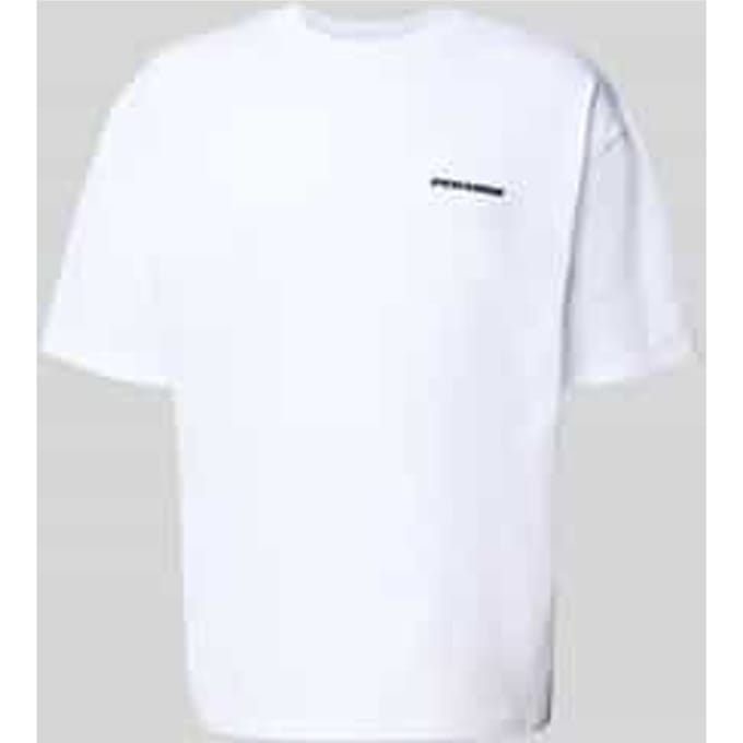 Oversized T-shirt met labelstitching