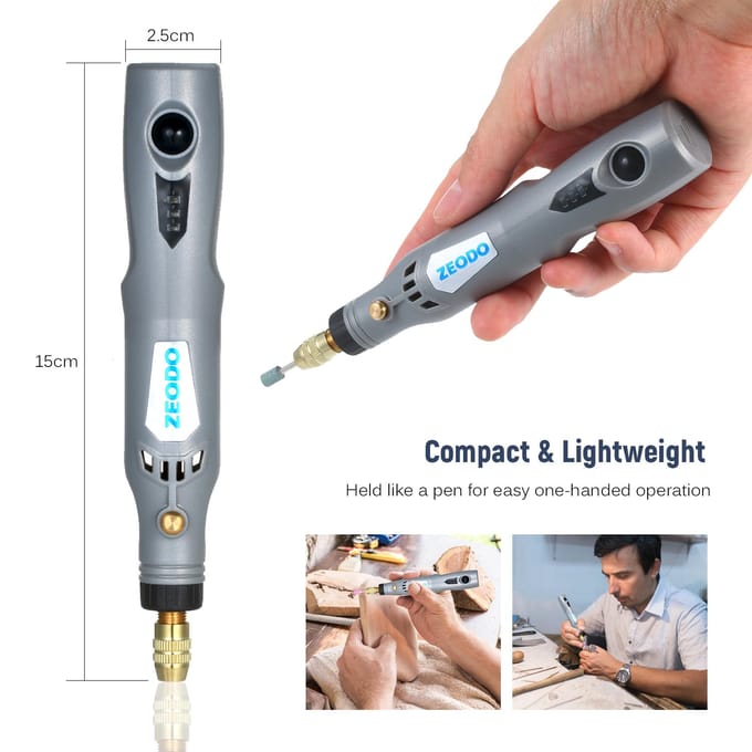 Multifunctionele Mini Handheld Elektrische Grinder Set 6000-15000rpm Power Rotary Tool Kit Oplaadbaar 21pcs