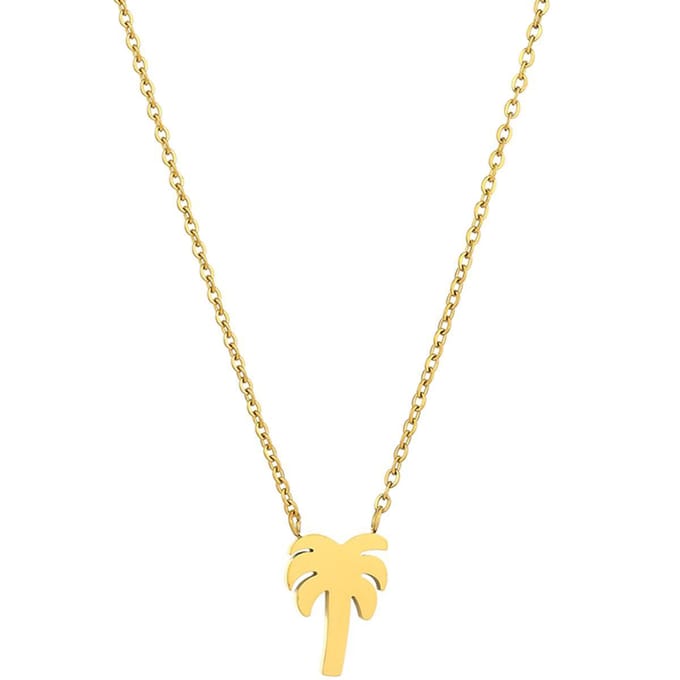 Victorious Dames Ketting Goud – Palmboom – 42 t/m 47 CM