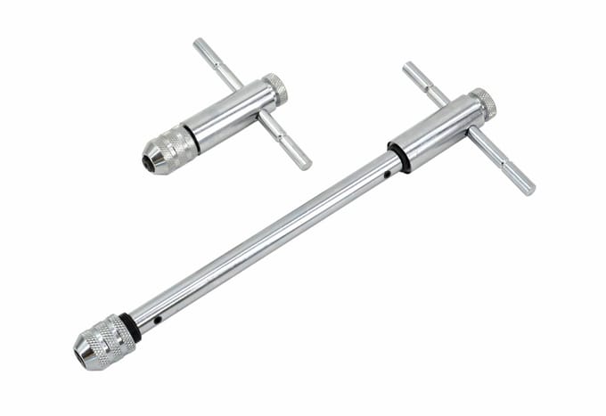 Awtools AW20306 - Ratel Handvat voor Draadtappen - M5-M12 - Staal - T-Greep
