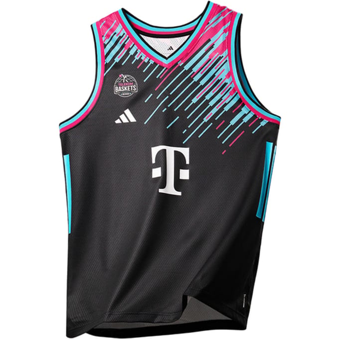 Adidas Bbl Telekom Baskets Bonn Shirt Away Zwart