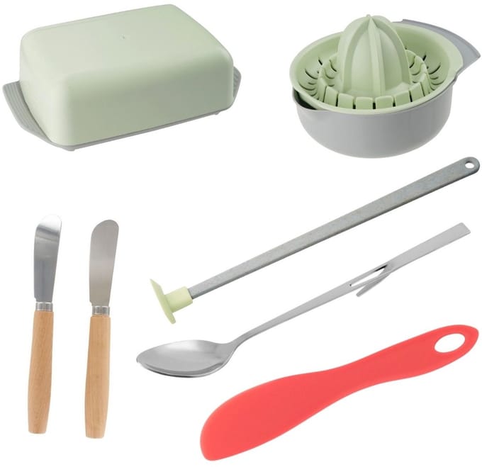 Set van 6 speciale ontbijthulpmiddelen Fackelmann