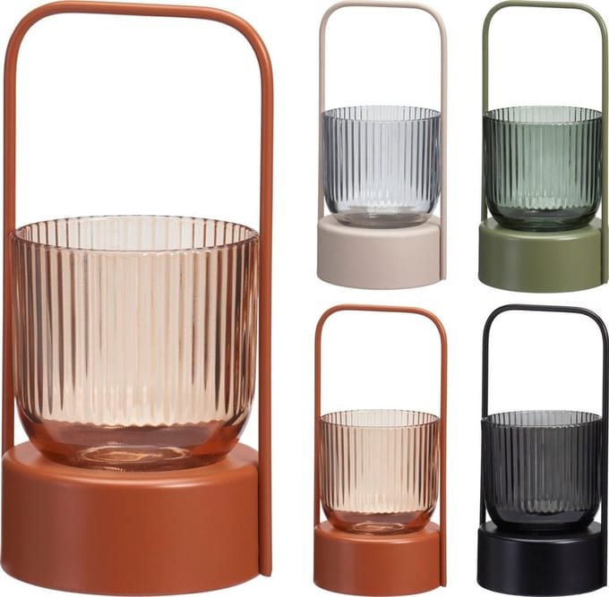 Home&styling - Theelichthouder - met hendel