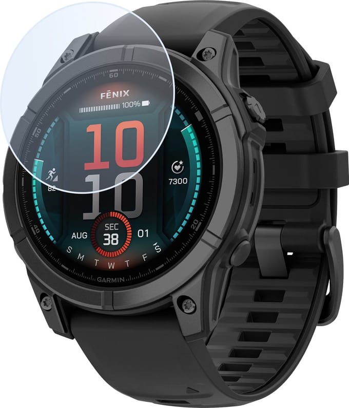 Screenprotector Geschikt voor Garmin Fenix E (47 mm) Screenprotector Tempered Glass Gehard Glas