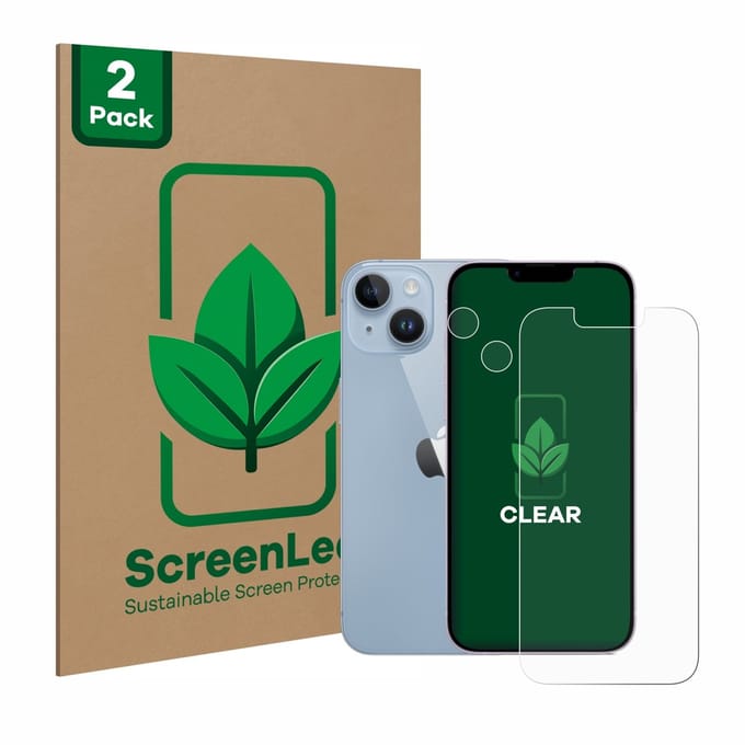 2 Stuks Screenprotector voor Apple iPhone 14 (Voor+Camera) - Hoogwaardige Beschermfolie transparant