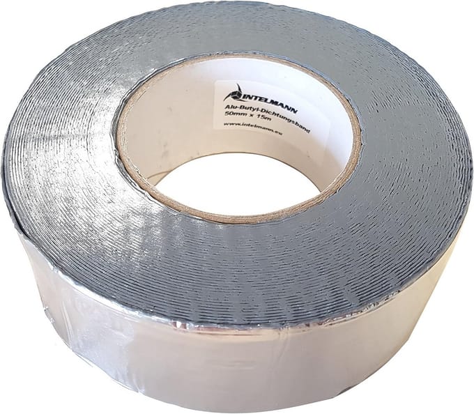 Sterke Aluminium Gecoate Butyl Koudkrimpband 50mm Breed