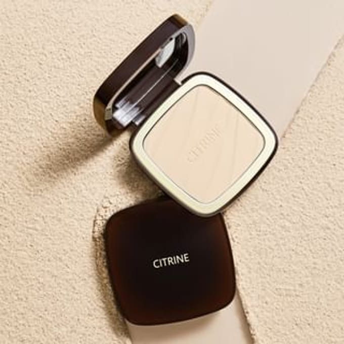 CITRINE - Soft Velvet Setting Powder Plus - 2 Shades 01# Light - 10g