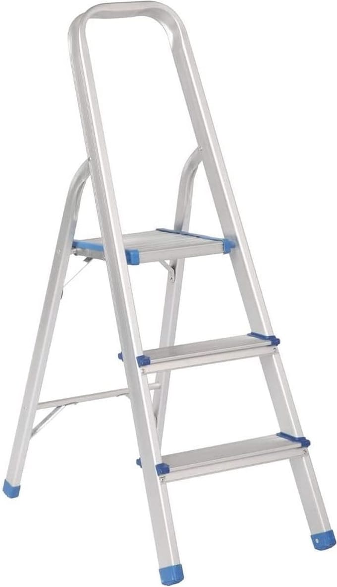 Vouwladder Aluminium 3 Treden - Lichtgewicht en Veilig