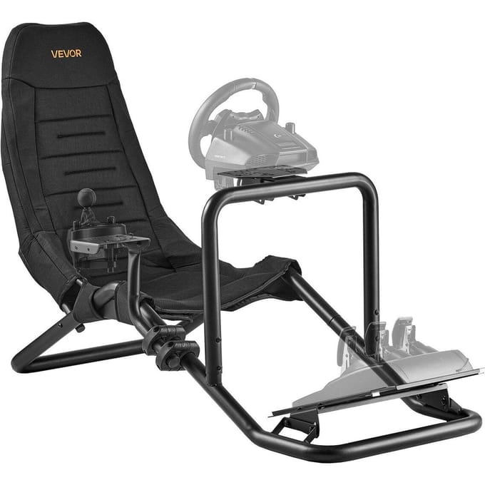 Race Wielstandaard, Robuuste Geïntegreerde Simulator Cockpit Stuurstandaard, Geschikt voor Logitech G25,G27,G29,G920,G923, Thrustmaster T300RS,TX