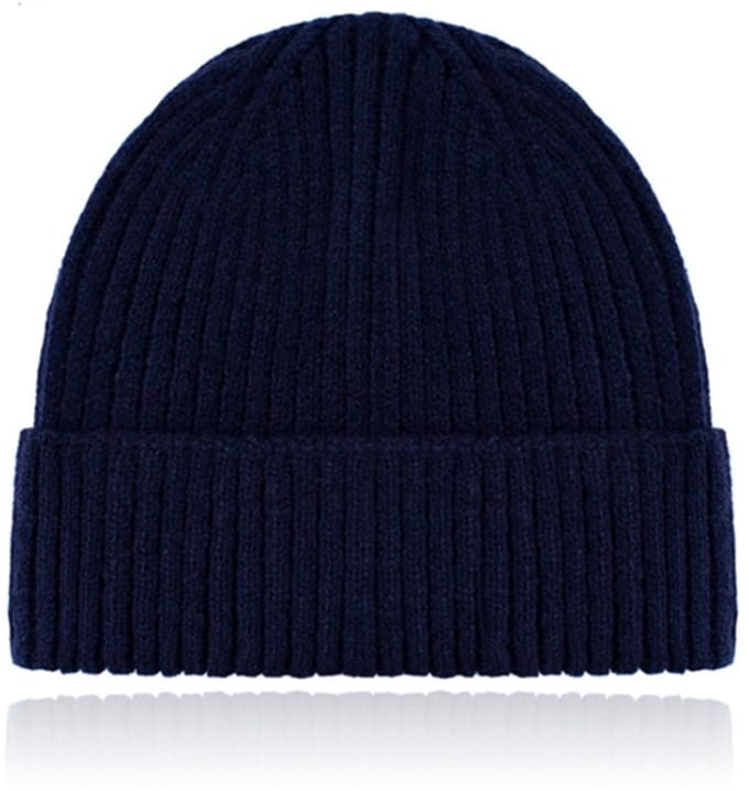 Classic Beanie Muts Dames - Navy Blue
