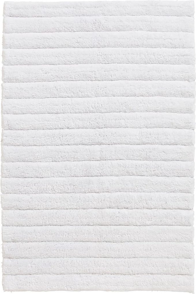 Seahorse Board Badmat - Absorberend - Badstof - Katoen - 60x90 cm - Wit