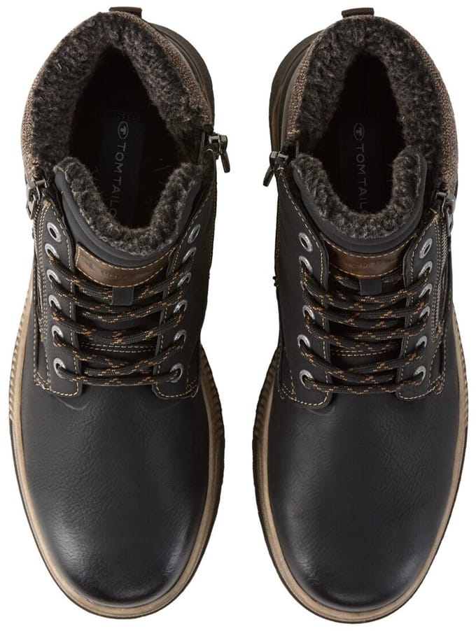 Tom Tailor - Waterdichte laarzen met voering - Maat 41 - black