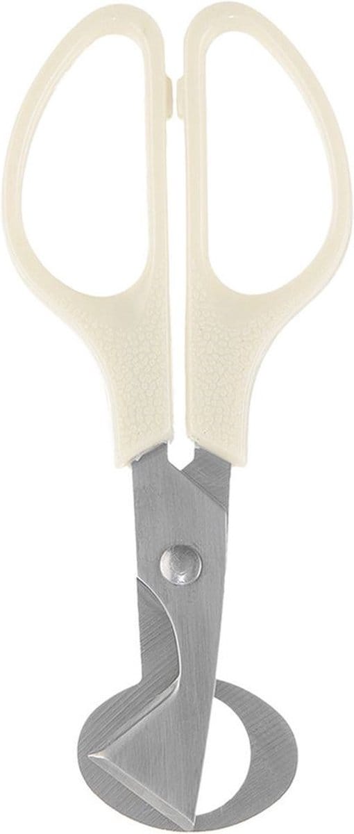 Eierschaar Edelstaal 14,5 cm - Ei Dop Breker - Snijder - Eiersnijder