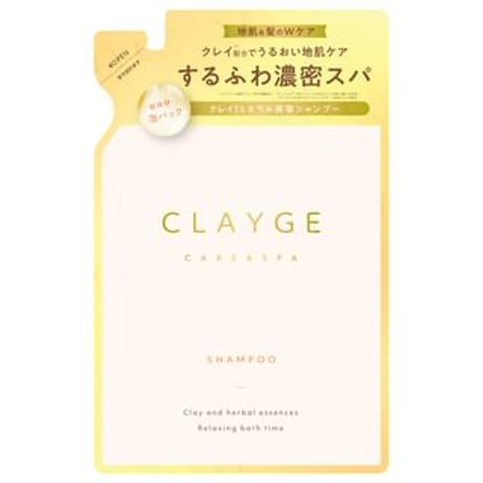 CLAYGE - Care & Spa Feather Silky Shampoo Refill 400ml
