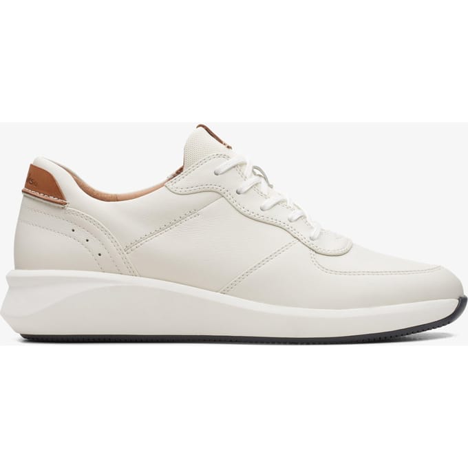 Un Rio Sprint Witte Combinatie Leren Sneakers