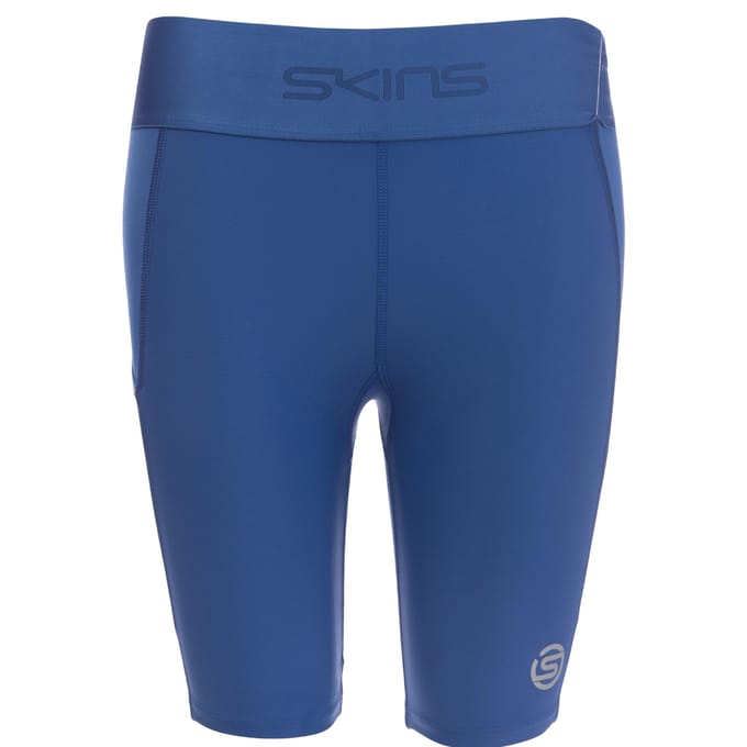 Skins Dames Serie-3 Compressie Shorts (Blauw)