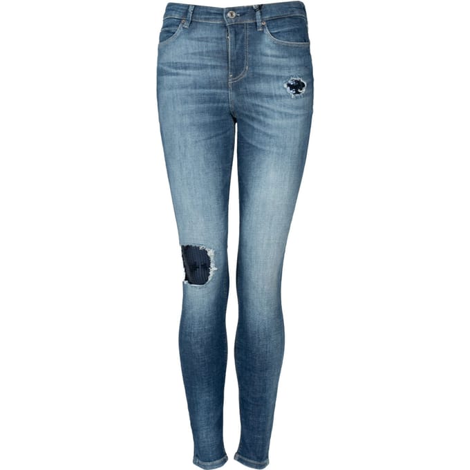 Guess Jeans Skinny Vrouw blauw