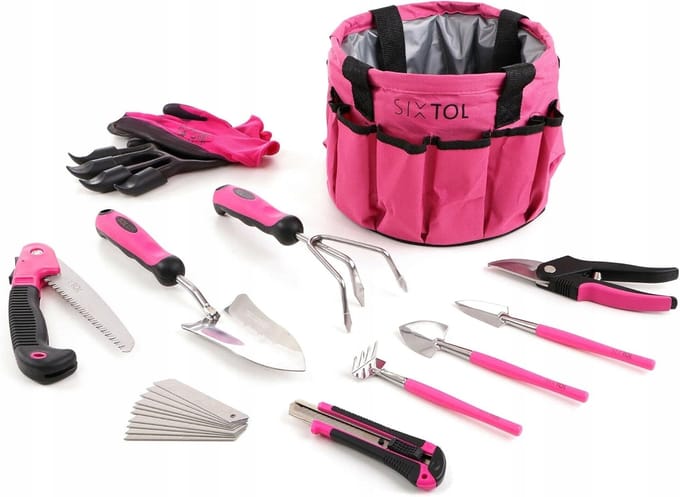 Professionele Tuin gereedschap set 10-delig met tas