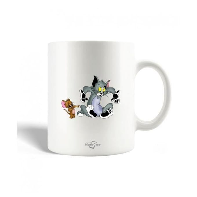 Keramische Mok - Tom en Jerry - Anker - 30cl - Vaatwasmachinebestendig - Wit