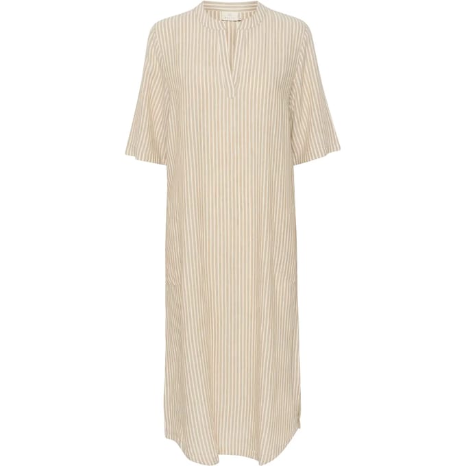 Jurk Relaxed fit Chinchilla/Chalk Stripe multicolour
