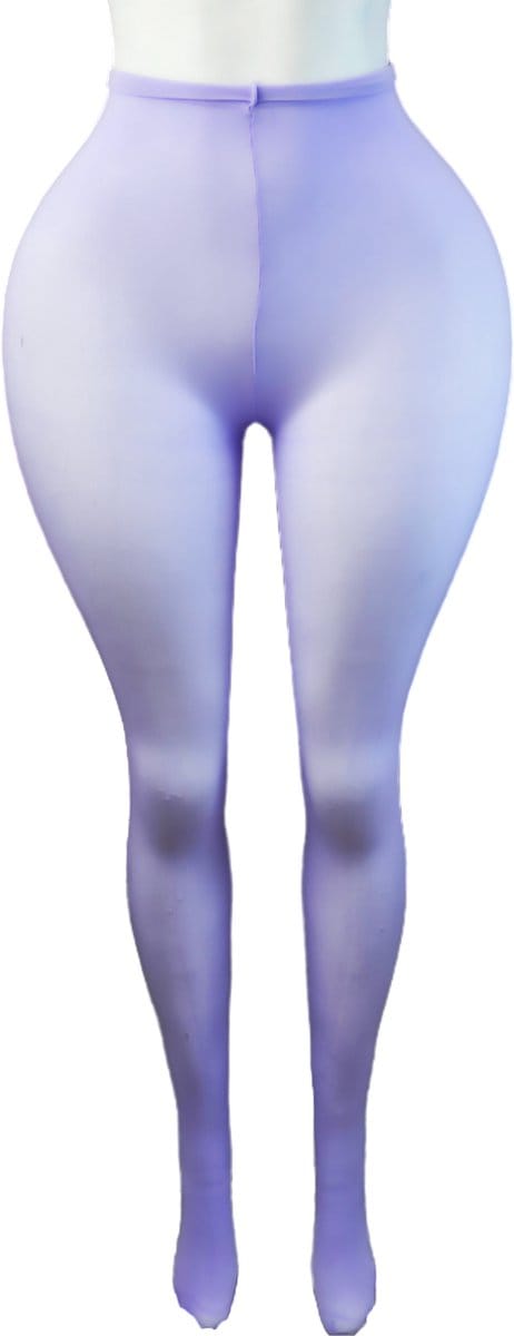 BamBella ® - Panty - onesize - maillot pantys Dames - Onesize - lila paars