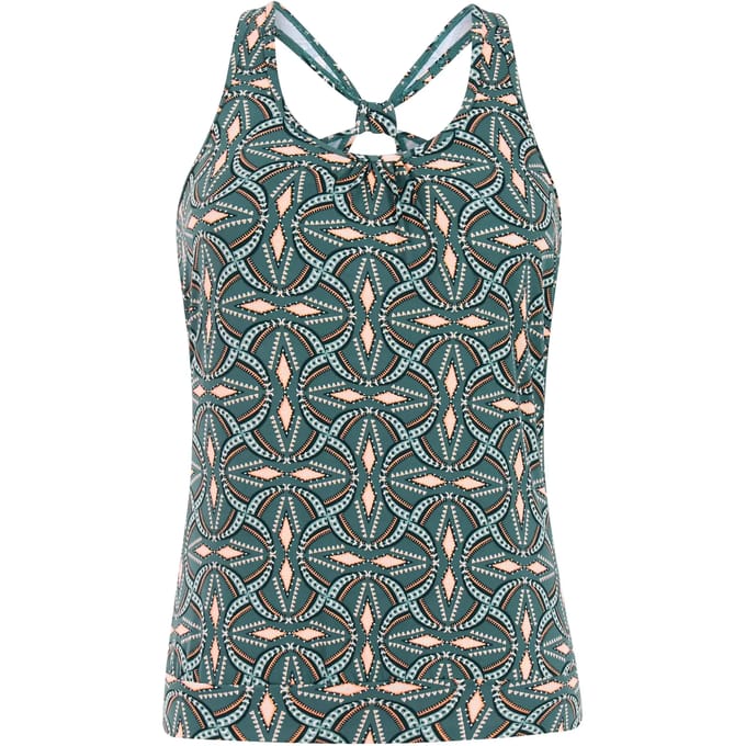 Protest MIXZester - Tankini top Dames - Normale pasvorm - Uitneembare vulling - Groen