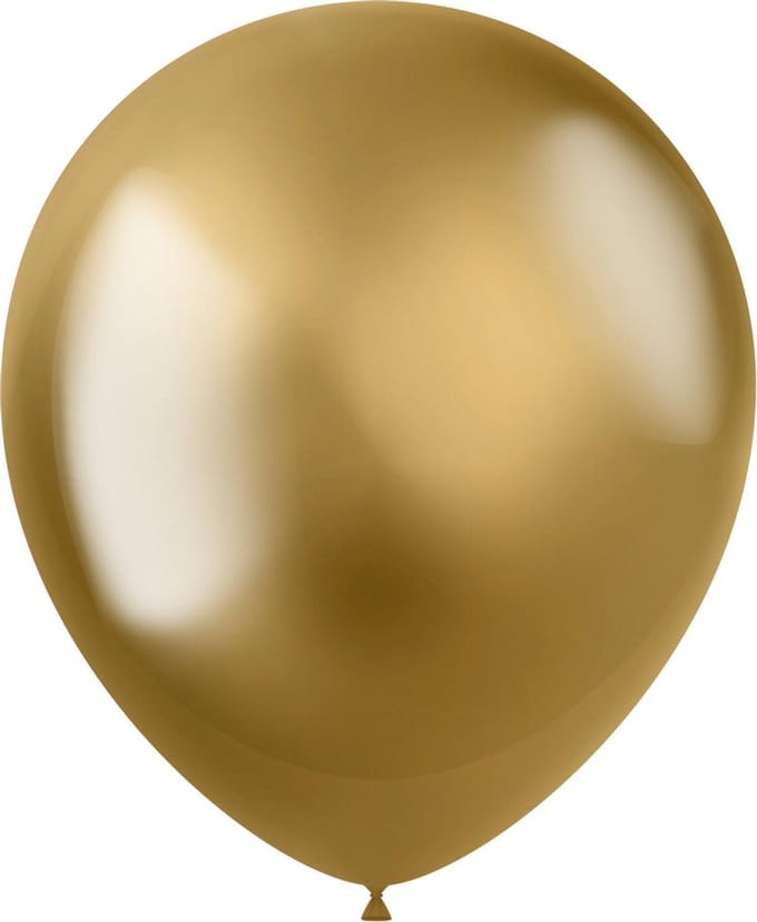 Ballonnen Intense Gold 33cm - 10 stuks