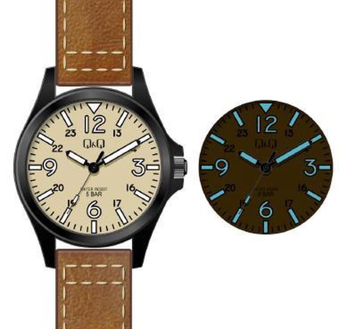 Q&Q heren horloge QB12J515