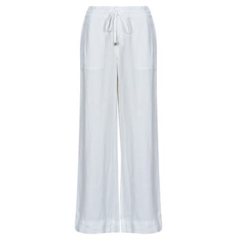 regular fit wijdte broek van puur linnen