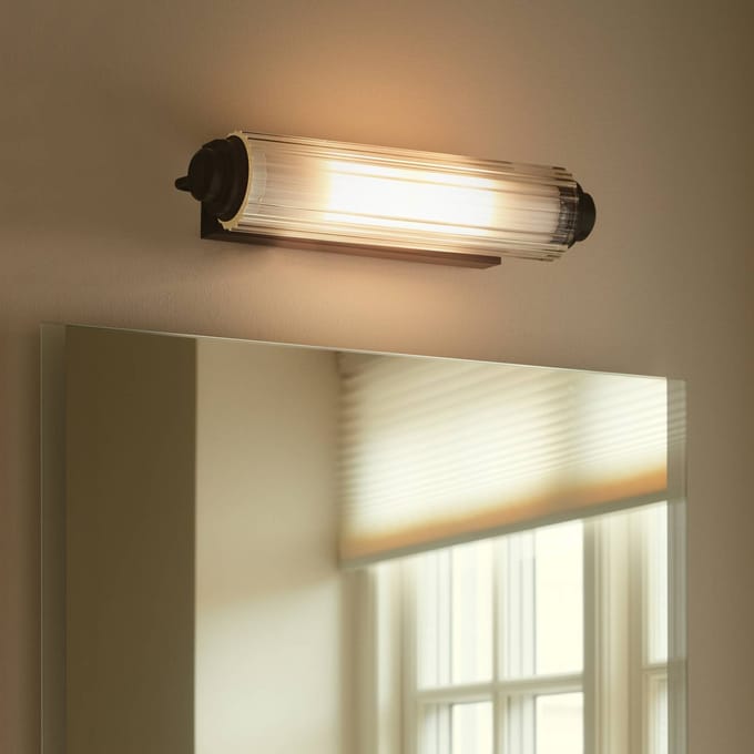 Nordlux wandlamp Nimal Double, IP44, metaal, zwart