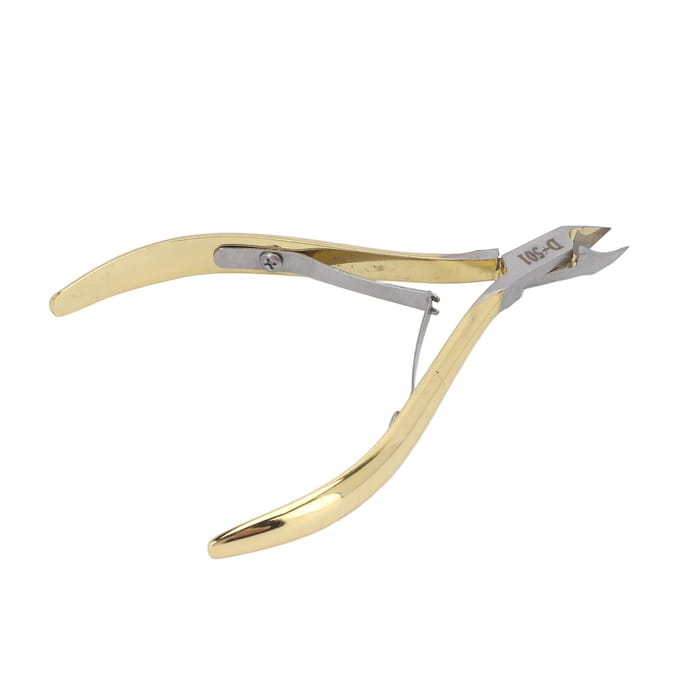 Nagelriemtang Professionele Nagelriemknipper Manicure Tool voor Vingernagels Goud goud