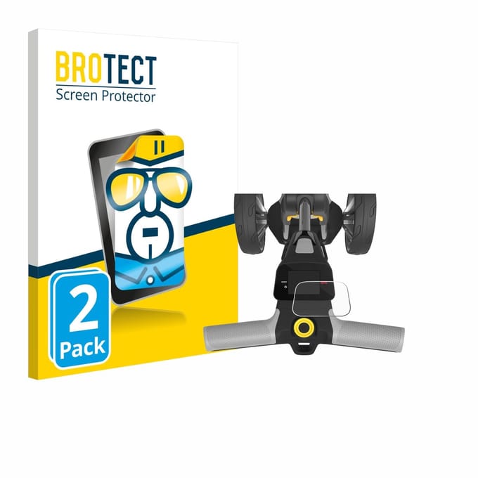 BROTECT - Screenprotector voor PowaKaddy CT6 2025 - Folie Beschermfolie transparant 2 Stuks