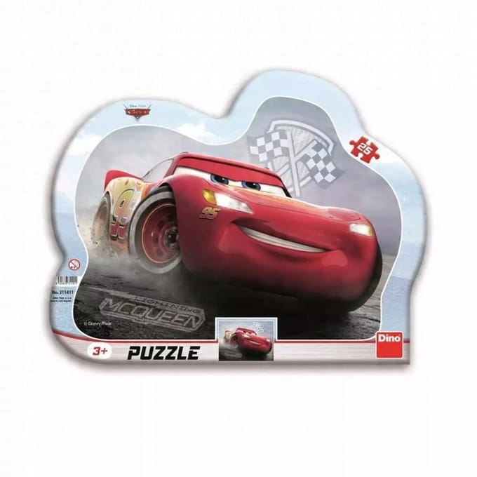 Dino Auto Puzzel 25 Elementen - Zygzak McQueen