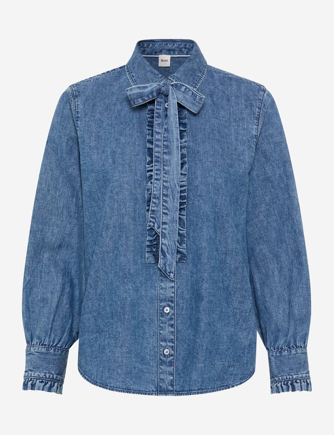 Brax Dames   Style VICTORIA, denim blauw regular, maat 38