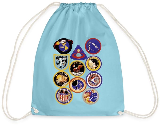 NASA Apollo-missie-insignes Gymtas