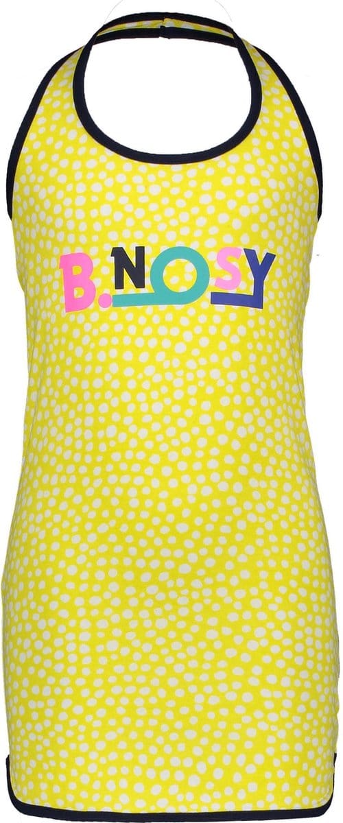 B-nosy Meisjes Jurk - dots lemon - Maat 116