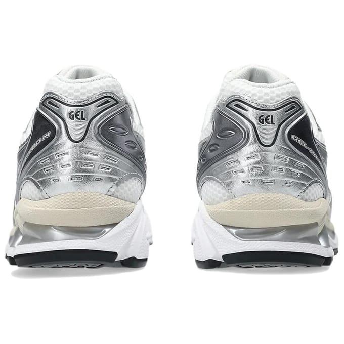 ASICS Gel Kayano 14 Blanc Gris Graphite Baskets Unisexe Argent 1203A537-110 46 gray