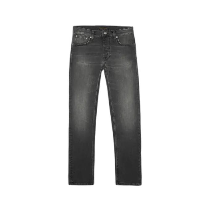 Tapered jeans Nudie Jeans Grim Tim Mist Black